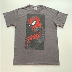 Vintage bootleg Spider-Man T-shirt, used gd cond